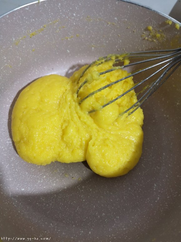 奶黄包奶黄馅制作的做法 步骤3