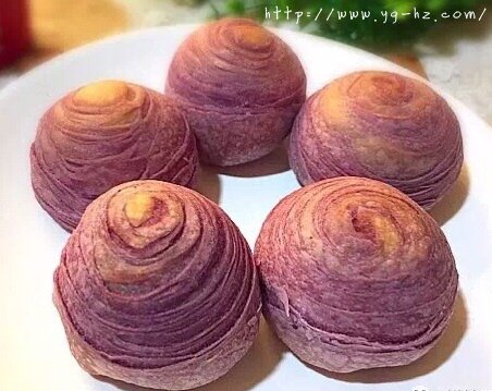 香酥千层紫薯酥(玉米油版)的做法