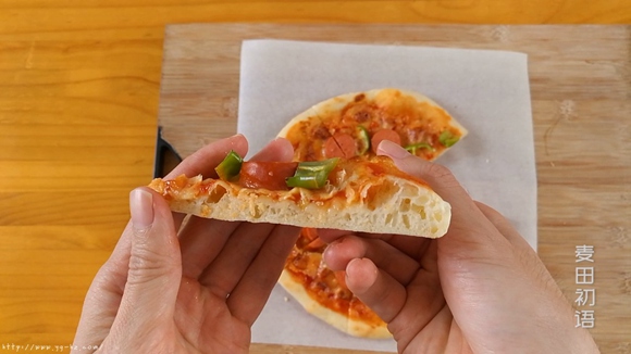 外脆里嫩的意式香肠披萨的做法 步骤42
