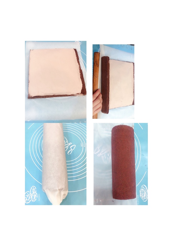 香浓巧克力蛋糕卷的做法 步骤8