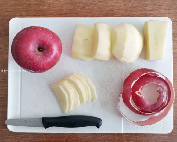 简单快手 低糖低脂的苹果隐形蛋糕的做法 步骤3
