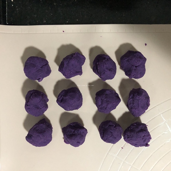 奶香紫薯面包的做法 步骤5