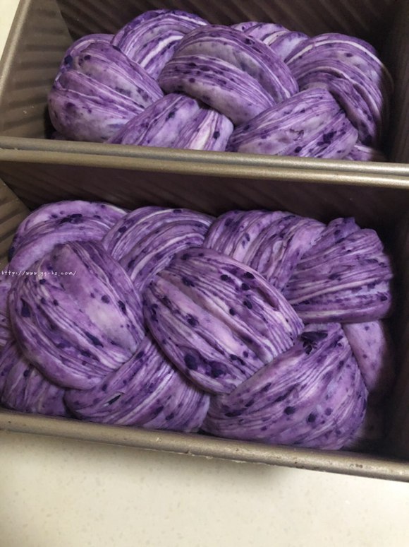 超级灭霸—紫薯大理石手撕吐司的做法 步骤19