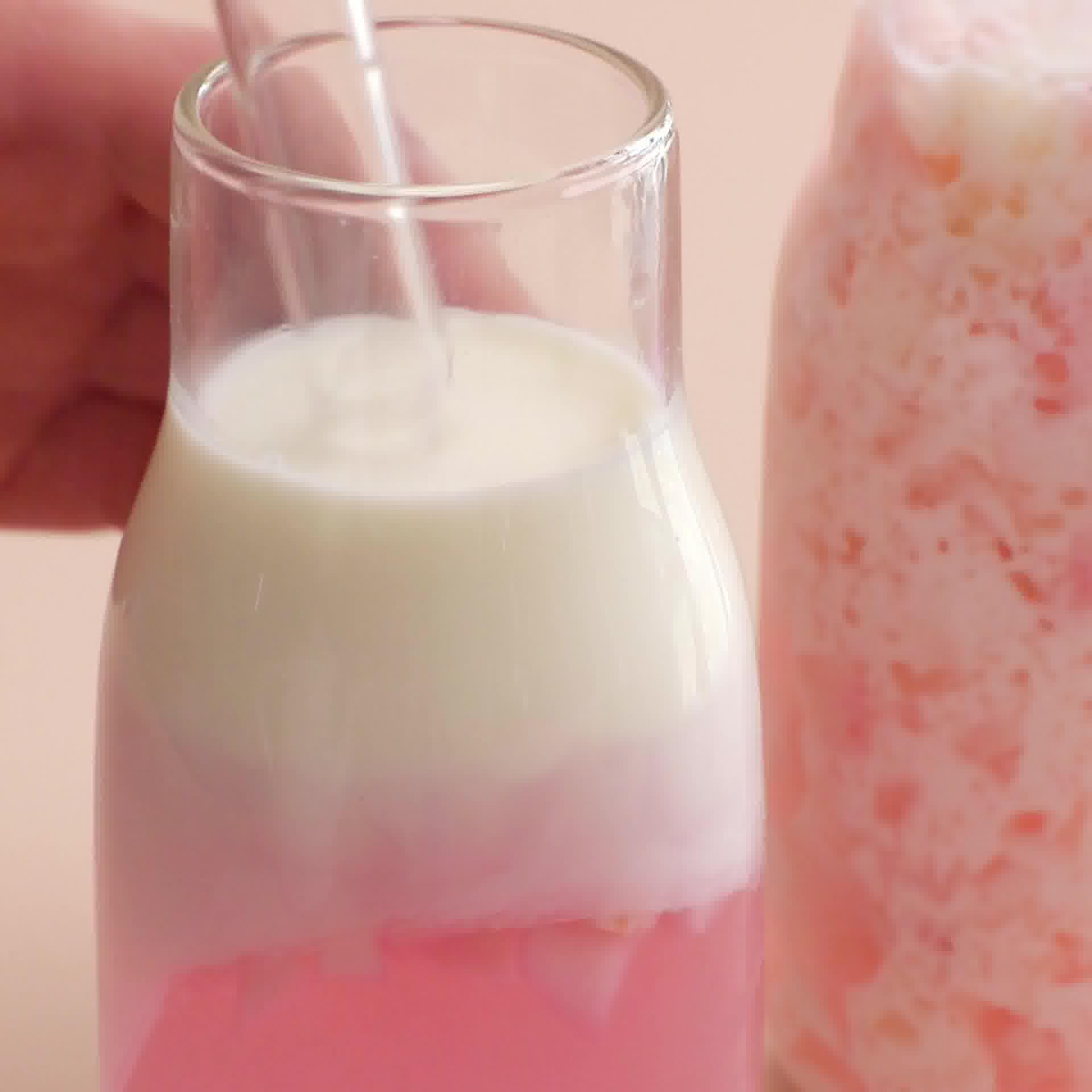 粉红冻奶怎么做_粉红冻奶的做法_豆果美食