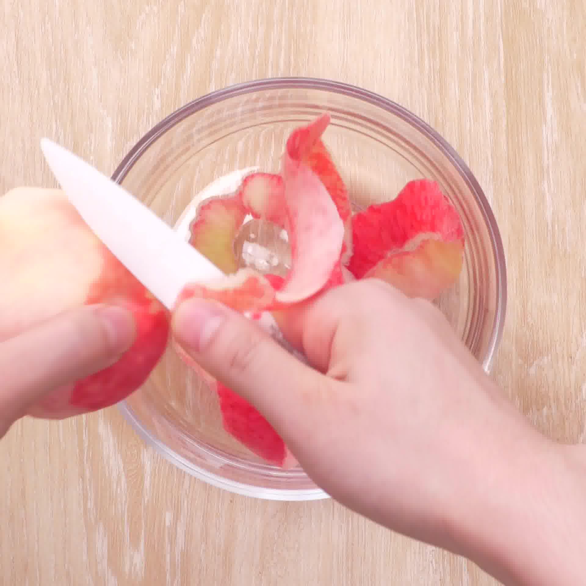 蜜桃冻撞奶的做法 步骤1