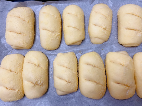 芝士火腿面包（一次发酵）的做法 步骤16