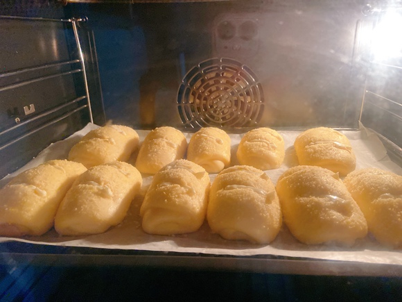 芝士火腿面包（一次发酵）的做法 步骤18