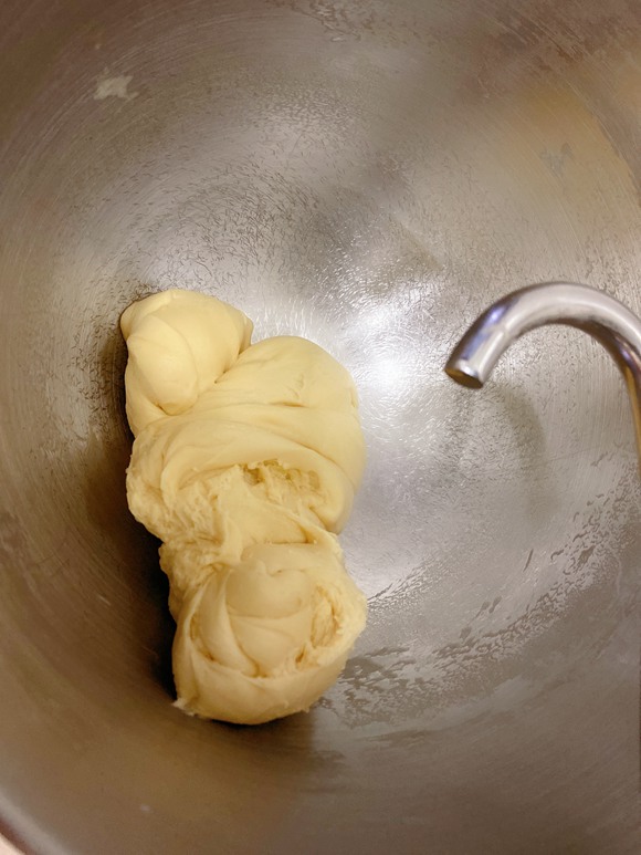 芝士火腿面包（一次发酵）的做法 步骤2