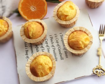 橘子麦芬蛋糕的做法步骤图，怎么做好吃