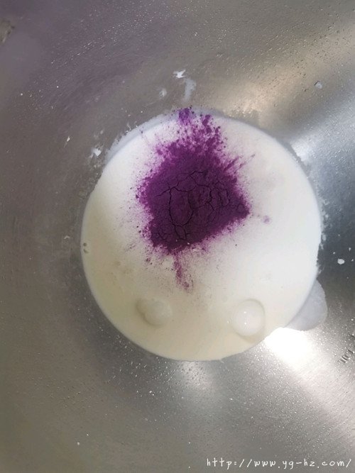 水果紫薯鲜奶蛋糕的做法图解14