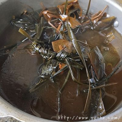 天然碱水粽——稻草灰酱肉粽的做法图解19