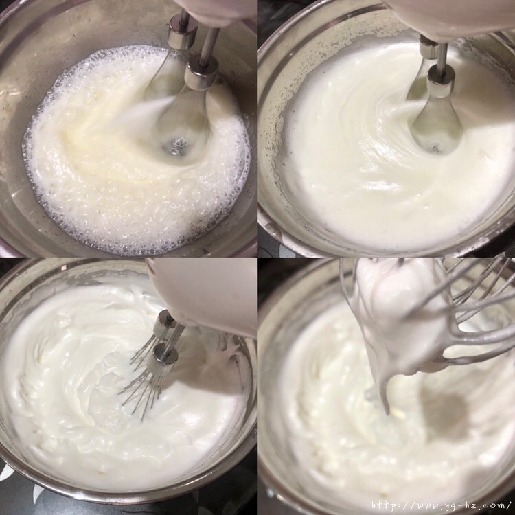 海苔肉松蛋糕（超柔软细腻的蛋糕胚，也适合做蛋糕卷）的做法 步骤4