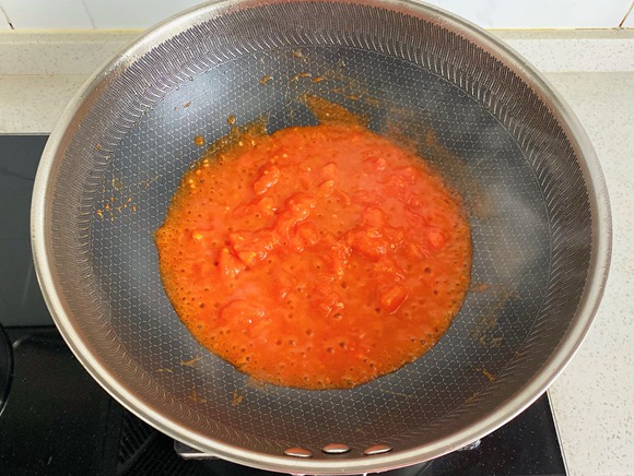 不炒蛋的西红柿鸡蛋面的做法 步骤5