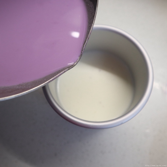 超好吃紫薯甜品紫薯酸奶慕斯的做法 步骤9