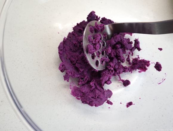 超好吃紫薯甜品紫薯酸奶慕斯的做法 步骤5