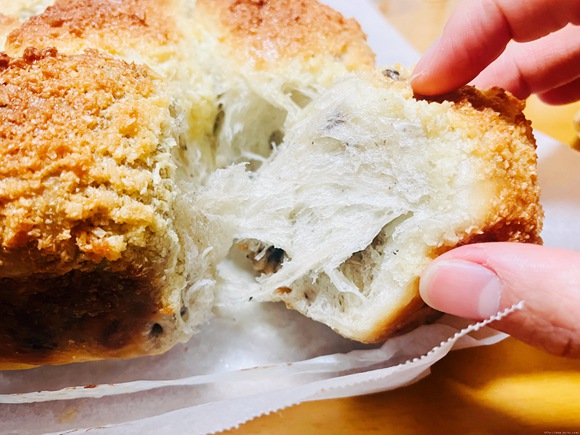 波兰种椰蓉餐包（28*28方盘）面包机就能实现拉丝！总结面包制作关键经验！的做法 步骤15
