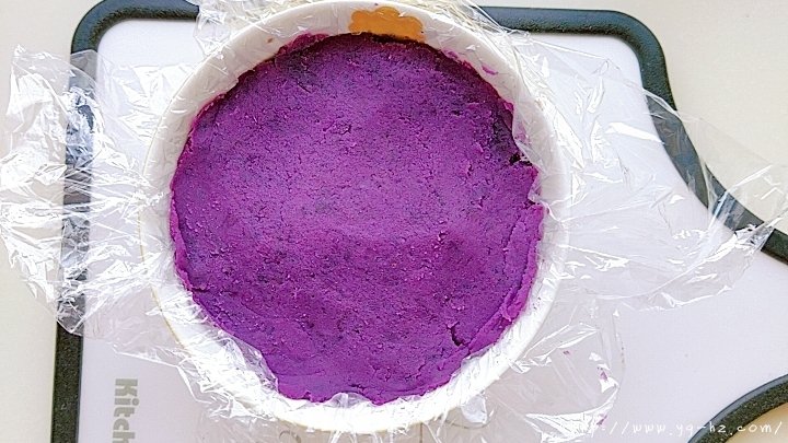 酸奶紫薯泥的做法 步骤3