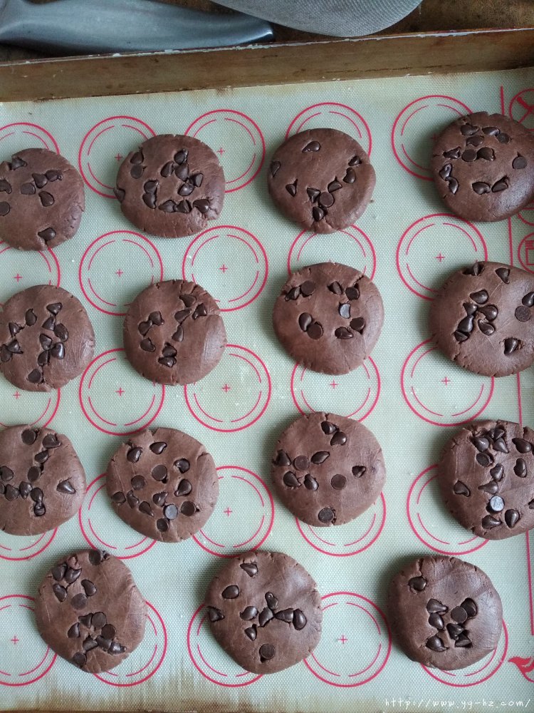 巧克力曲奇饼干的做法 步骤10