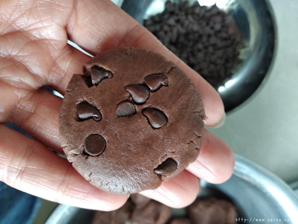 巧克力曲奇饼干的做法 步骤9