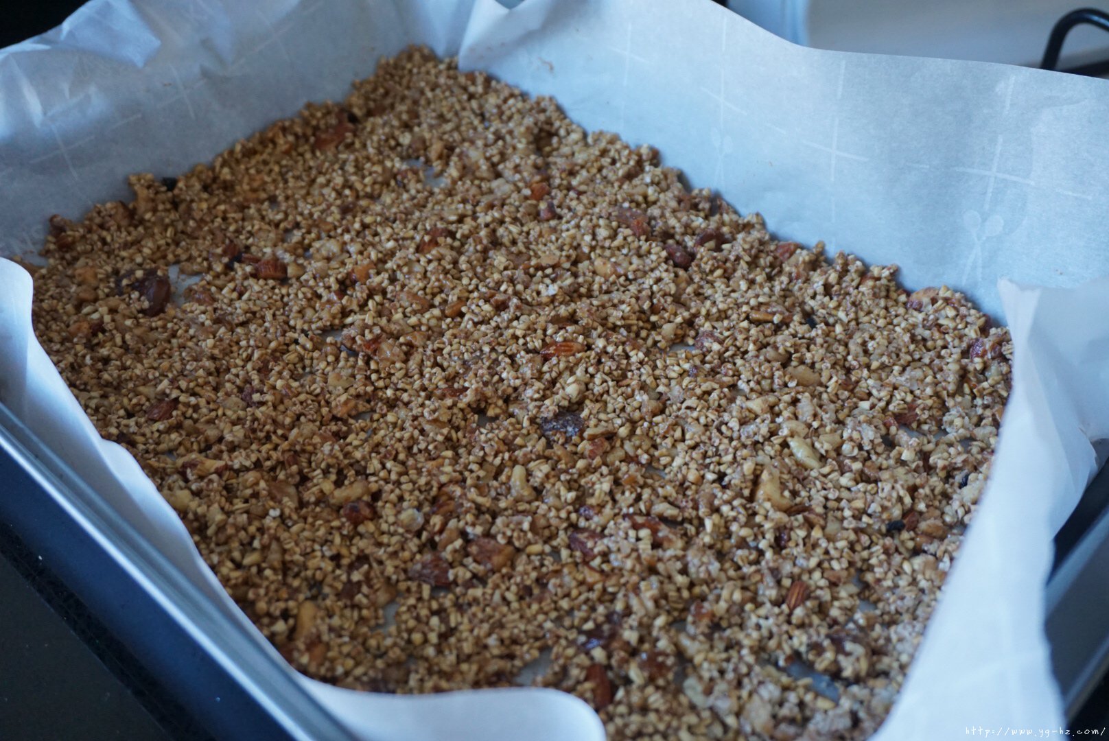 钢切燕麦版granola的做法 步骤5