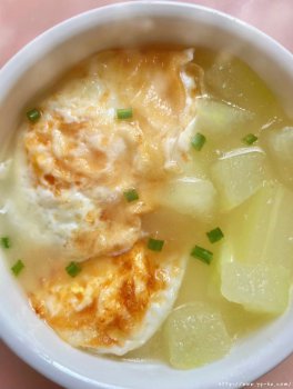 冬瓜鸡蛋汤的做法步骤图，冬瓜鸡蛋汤怎么做好吃