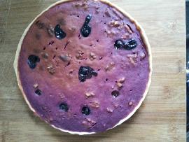 蓝莓紫薯派