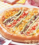 蕃茄蔬菜披萨的做法