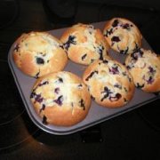 蓝莓松饼的做法